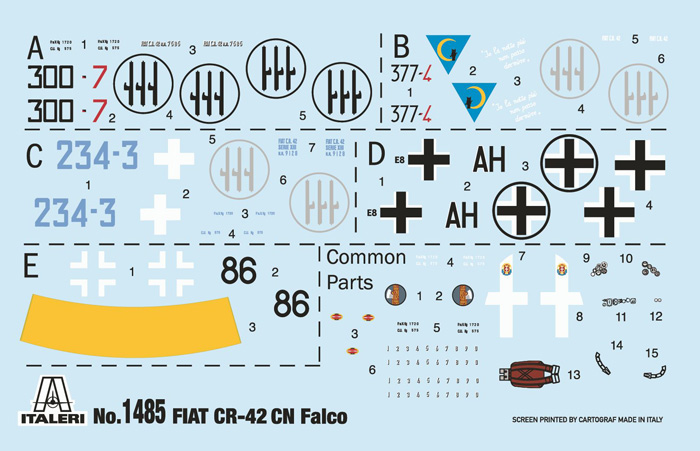 Italeri FIAT CR.42 CN "Falco" Night Fighter 1/72 1485 - Image 10