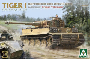 Takom 1/35 Tiger I Early Tank w/Zimmerit Gruppe Fehrmann PKTAK02202