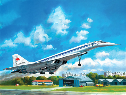 ICM Tupolev-144D, Soviet Supersonic Passenger Aircraft ICM14402