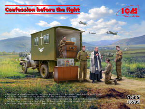 ICM Confession Before The Fight, WWII Mobile Field Chapel 1/35  ICM35585