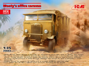 ICM Monty's Mobile Office Caravan   1/35   ICM35603