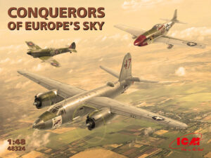 ICM Conquerors of Europe's Sky (Set of 3 Aircraft)     1/48  ICM48324