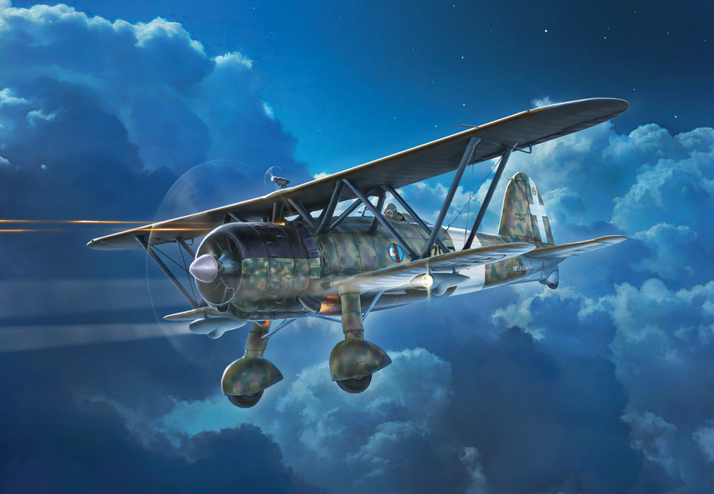 Italeri FIAT CR.42 CN "Falco" Night Fighter 1/72 1485 - Image 11