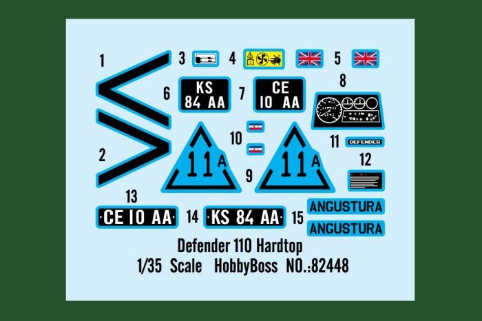 Hobbyboss 1/35 Defender 110 Hard Top HBB82448 - Image 3