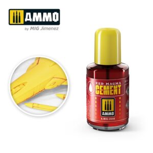 Mig Ammo Red Magma Cement  (Plastic Kit Glue)   MIG2046