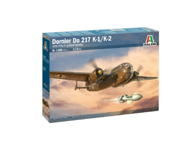 Italeri Dornier Do 217 K-1/K-2 with Fritz X Guided Bombs 1:72 1488