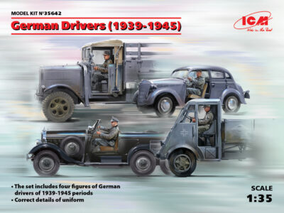 ICM 1/32 German Drivers (1939-1945) 4 Figures  ICM35642