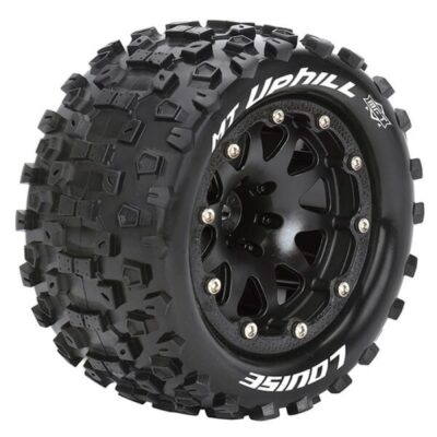 Louise Rc MT-Uphill 1/10 Soft 14mm Hex Black Arrma Granite Black (2) L-T3309SBM