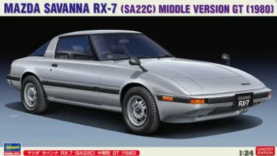 Hasegawa 1/24 1980 Mazda Savanna RX-7 GT Kit HA20635
