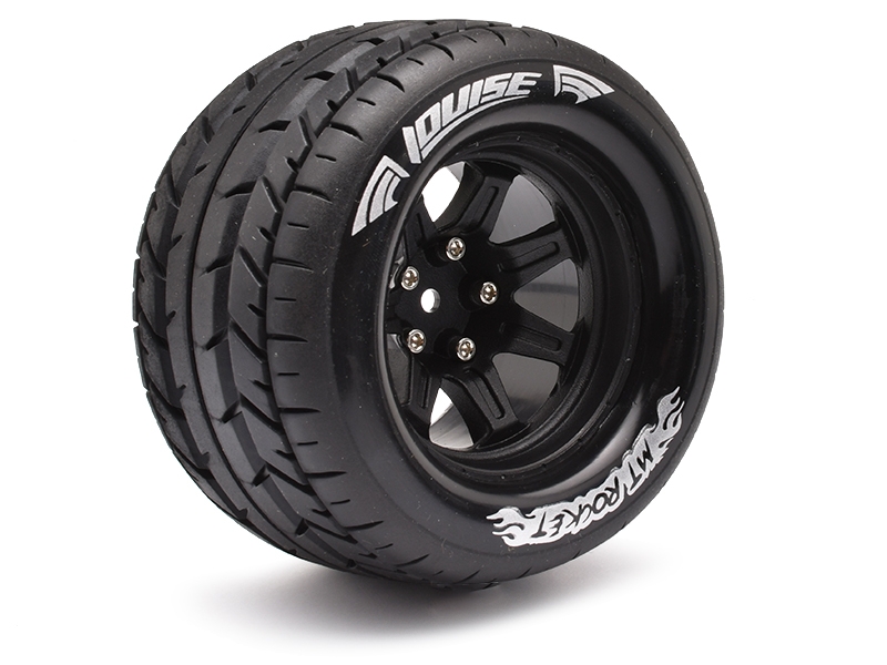 LOUISE RC MT-ROCKET 1/10 SOFT 14MM HEX BLACK ARRMA GRANITE L-T3201SBM