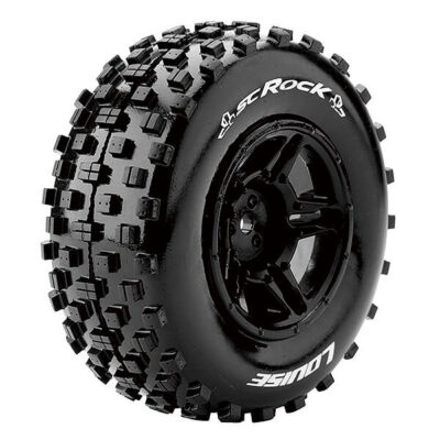 LOUISE RC SC-ROCK 1/10 RR SOFT SLASH RR, SLASH 4*4 F/R BLACK L-T3229