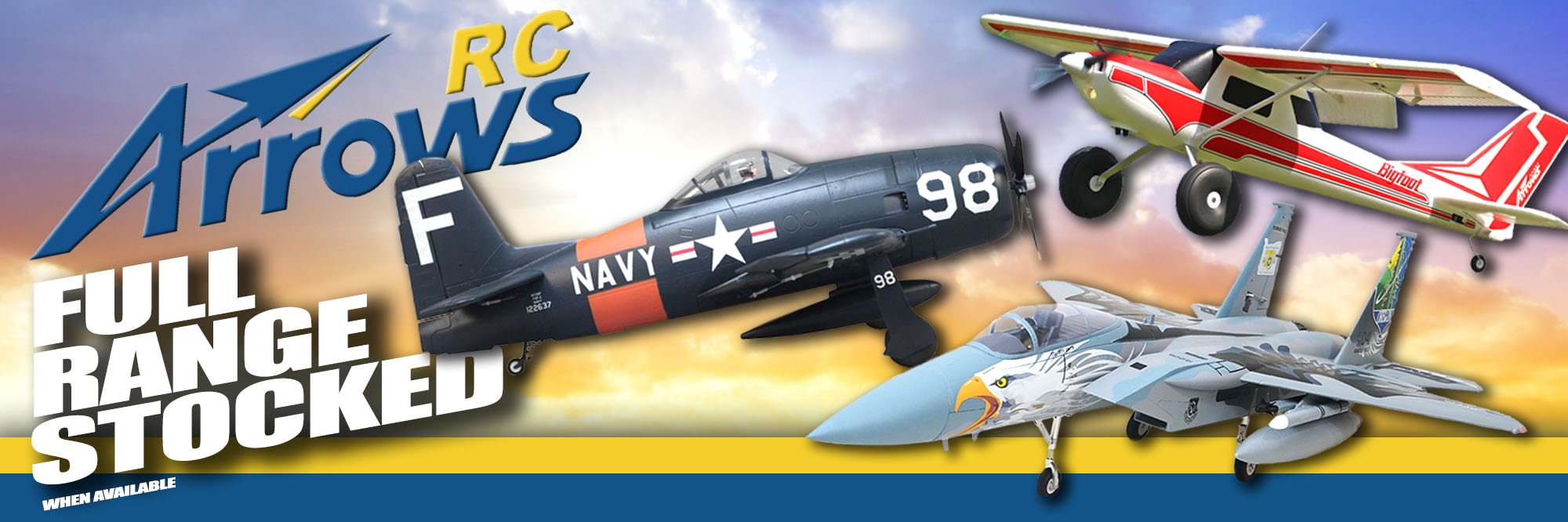 TJD Models Banner Arrows RC Models