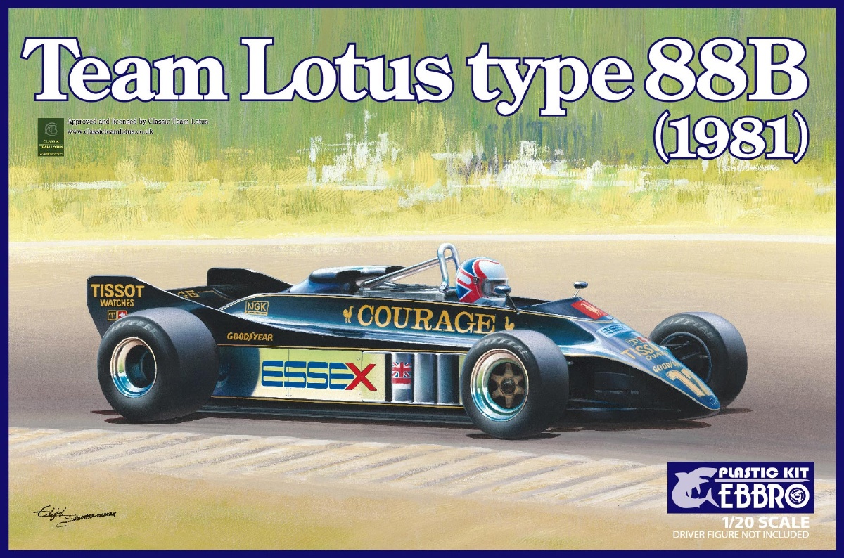 Ebbro 1/20 Team Lotus Type 88B 1981 E010 - Image 4