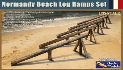Gecko Models 1/35 Normandy Beach Log Ramps Set  35GM0083