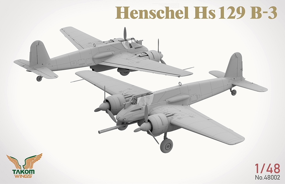 Takom 1/48 German Air Force Henschel Hs 129 B-3 Ground Attack Aircraft PKTAK48002 - Image 8