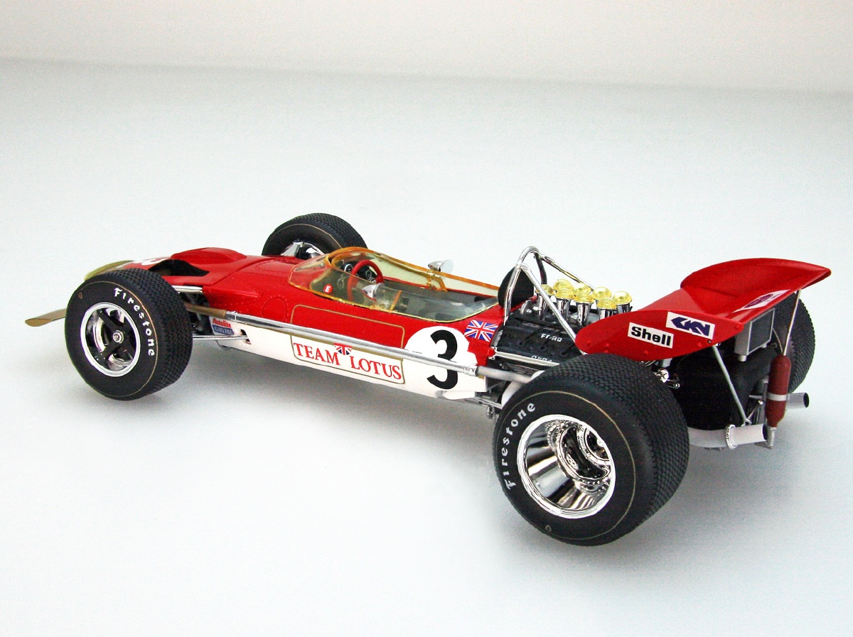 EBBRO Team Lotus Type 49C (1970) Gold Leaf E006 - Image 4