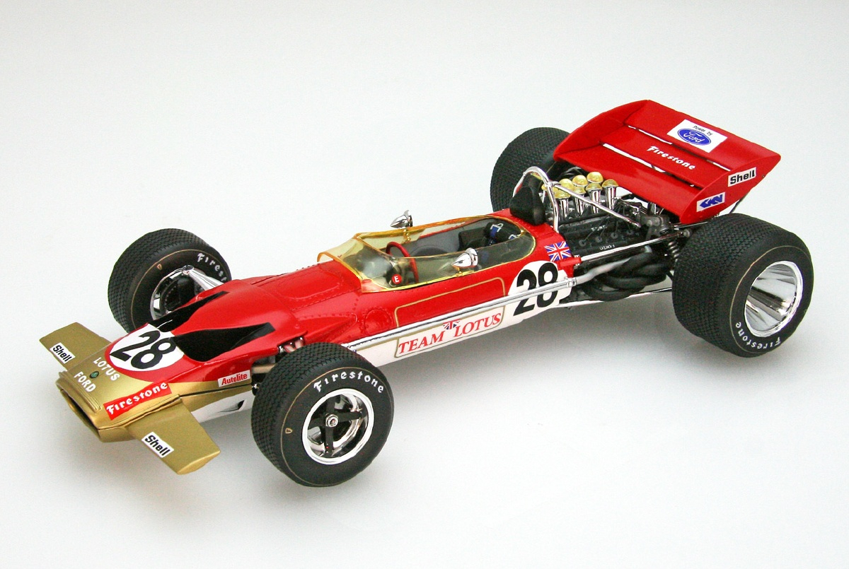 EBBRO Team Lotus Type 49C (1970) Gold Leaf E006 - Image 3