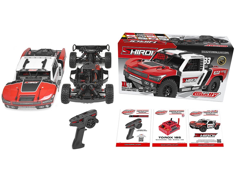 Corally Shiroi XP6 Brushless Short Course Truck RTR - Red C-00278-R - Image 18