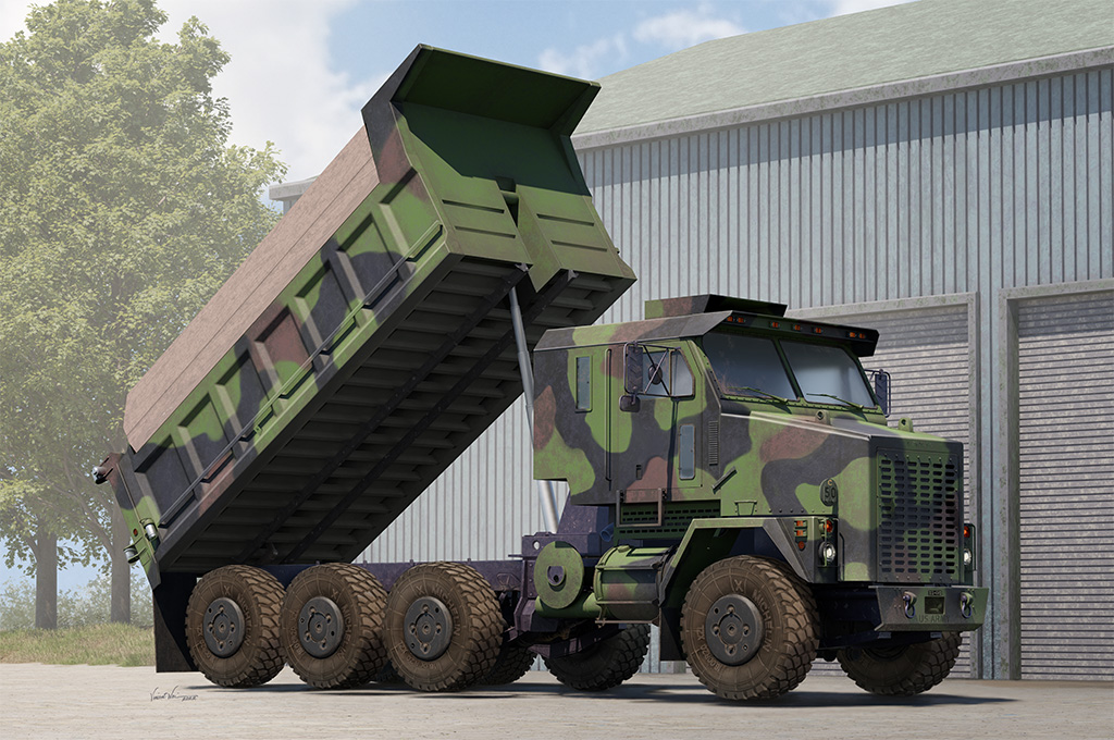 HobbyBoss 1/35 Oshkosh M1070 Dump Truck HBB85526 - Image 4