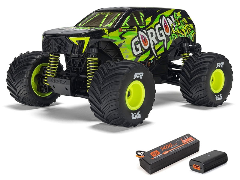 Arrma 1/16 GORGON GROM 4X4 RTR Brushed Monster Truck (Battery and Charger Included) Yellow C-ARA2130T1