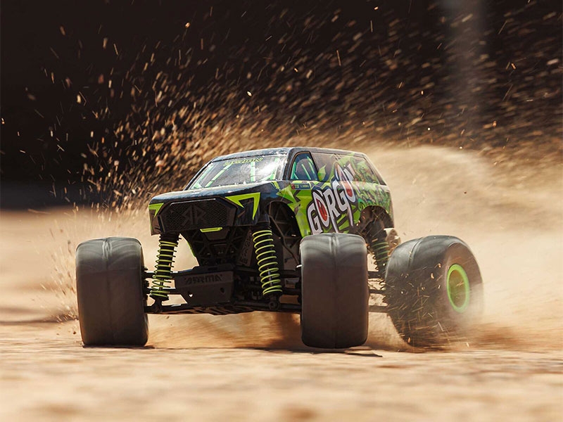 Arrma 1/16 GORGON GROM 4X4 RTR Brushed Monster Truck (Battery and Charger Included) Yellow C-ARA2130T1 - Image 9