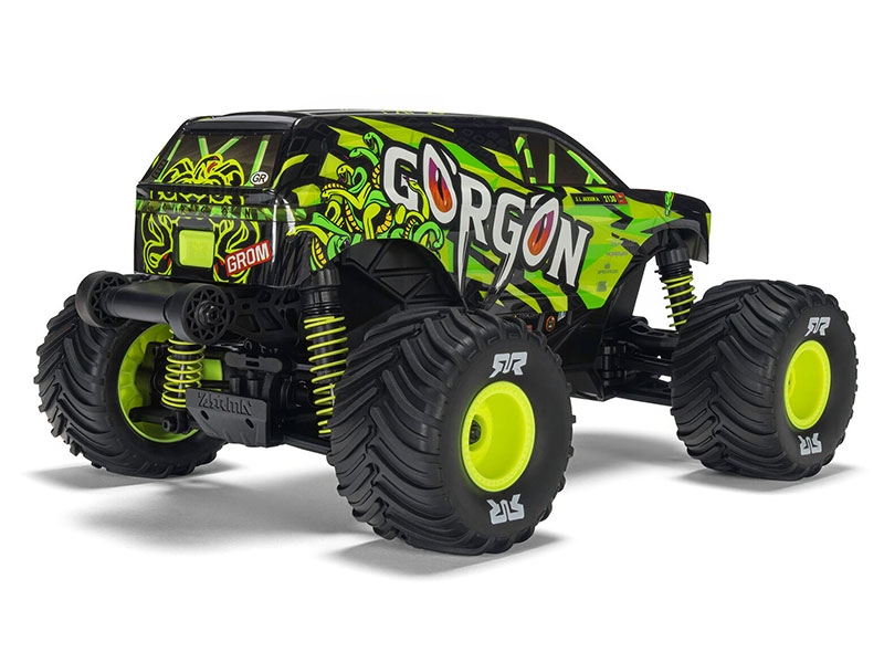 Arrma 1/16 GORGON GROM 4X4 RTR Brushed Monster Truck (Battery and Charger Included) Yellow C-ARA2130T1 - Image 2