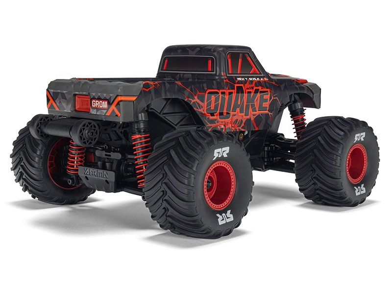 Arrma 1/16 QUAKE GROM 4X4 RTR Brushed Monster Truck (Battery and Charger Included) Red C-ARA2137T1 - Image 6