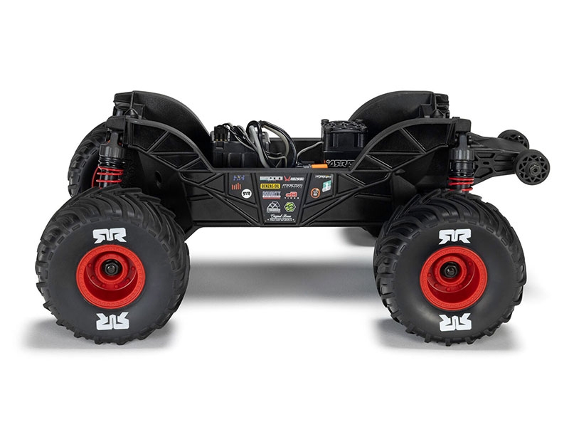 Arrma 1/16 QUAKE GROM 4X4 RTR Brushed Monster Truck (Battery and Charger Included) Red C-ARA2137T1 - Image 5
