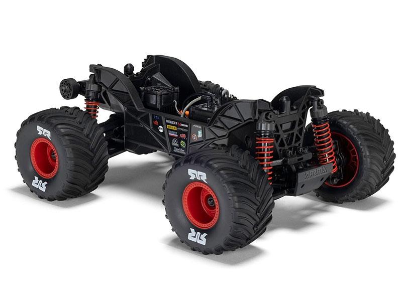Arrma 1/16 QUAKE GROM 4X4 RTR Brushed Monster Truck (Battery and Charger Included) Red C-ARA2137T1 - Image 4