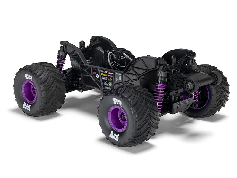 Arrma 1/16 QUAKE GROM 4X4 RTR Brushed Monster Truck (Battery and Charger Included) Purple C-ARA2137T3 - Image 7