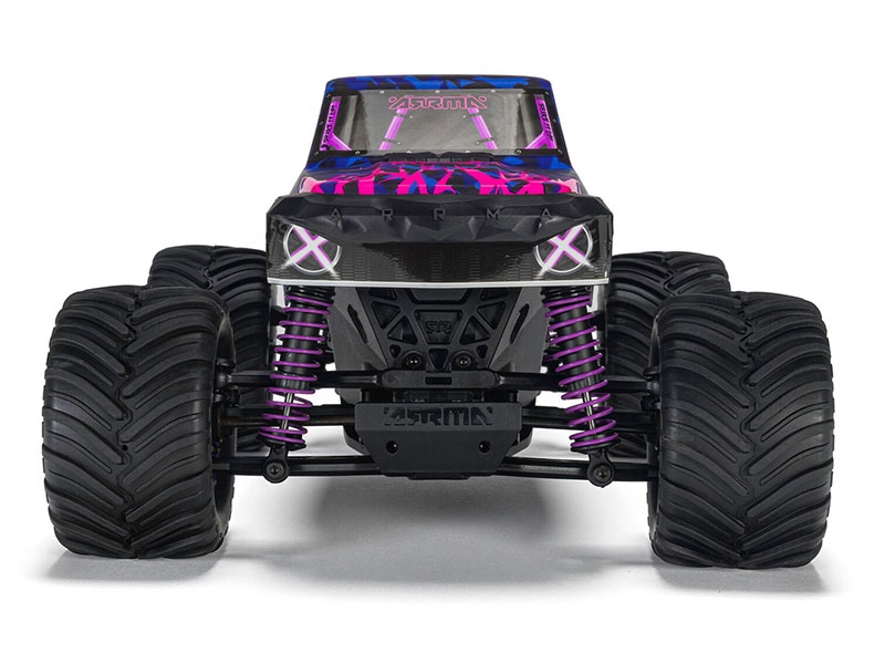 Arrma 1/16 QUAKE GROM 4X4 RTR Brushed Monster Truck (Battery and Charger Included) Purple C-ARA2137T3 - Image 3