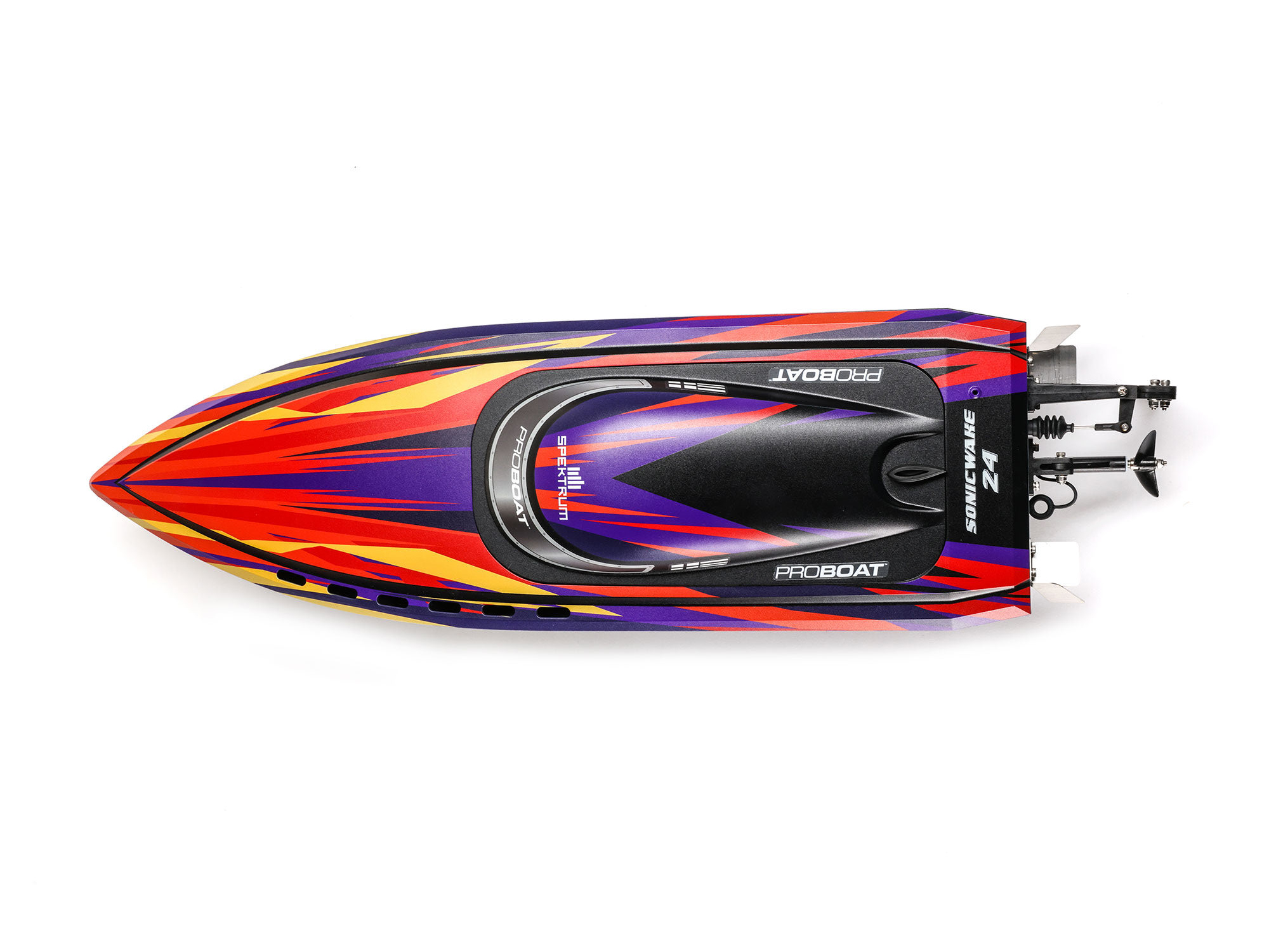 ProBoat Sonicwake 24in Self-Righting Brushless Deep-V RTR Red B-PRB-1992T1 - Image 6