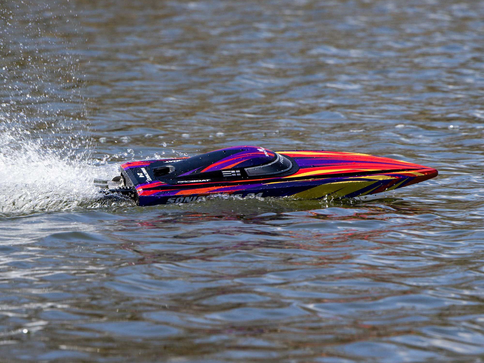 ProBoat Sonicwake 24in Self-Righting Brushless Deep-V RTR Red B-PRB-1992T1 - Image 18