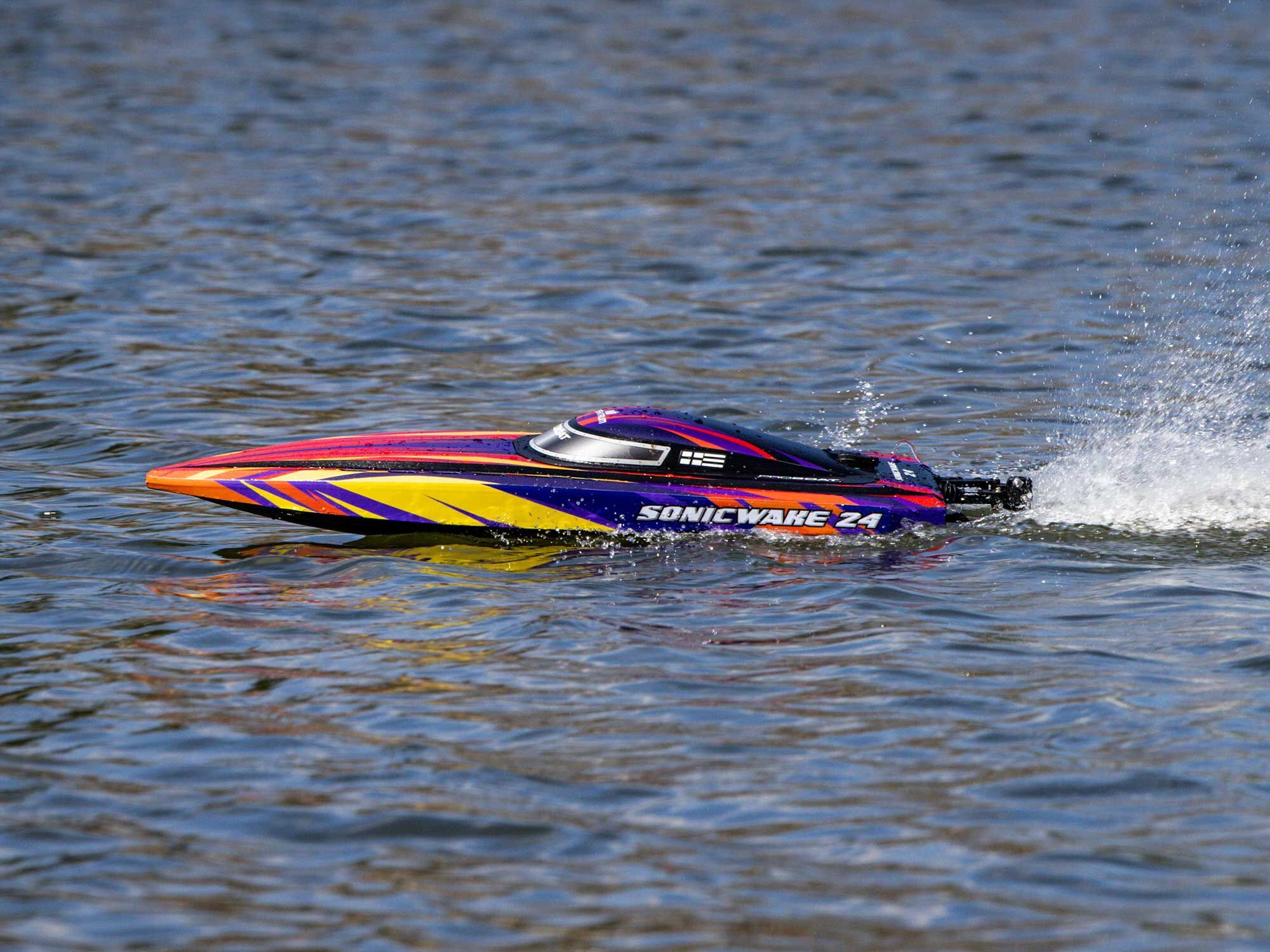 ProBoat Sonicwake 24in Self-Righting Brushless Deep-V RTR Red B-PRB-1992T1 - Image 16