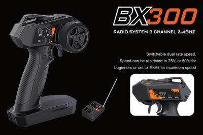 PD Racing Radio System 3 Channel 2.4GHz RX/TX BX300