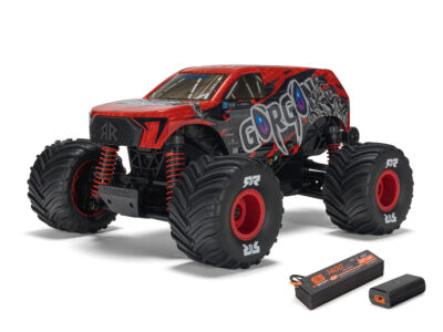 Arrma 1/16 GORGON GROM 4X4 RTR Brushed Monster Truck (Battery and Charger Included) Red C-ARA2130T2