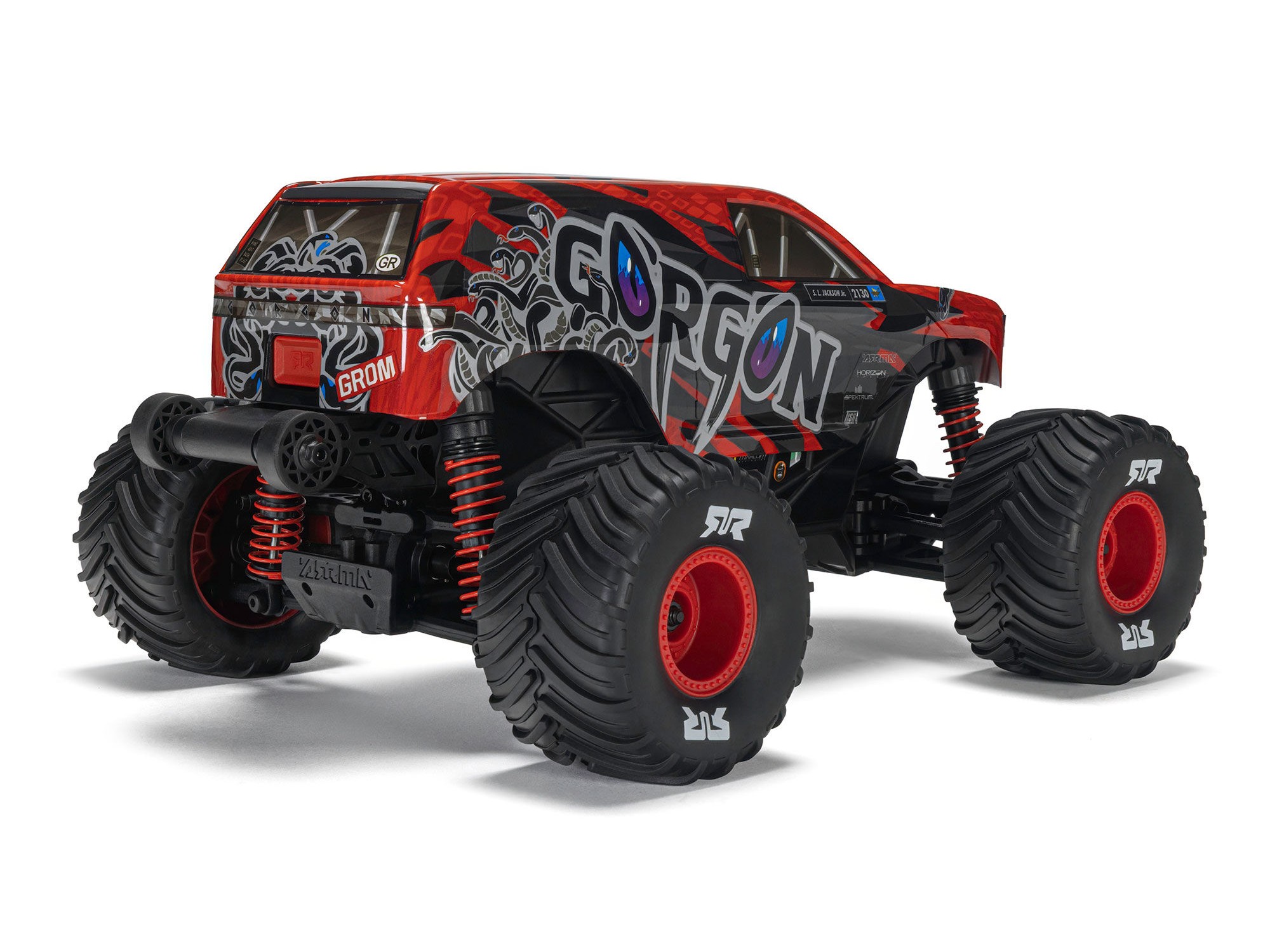 Arrma 1/16 GORGON GROM 4X4 RTR Brushed Monster Truck (Battery and Charger Included) Red C-ARA2130T2 - Image 31