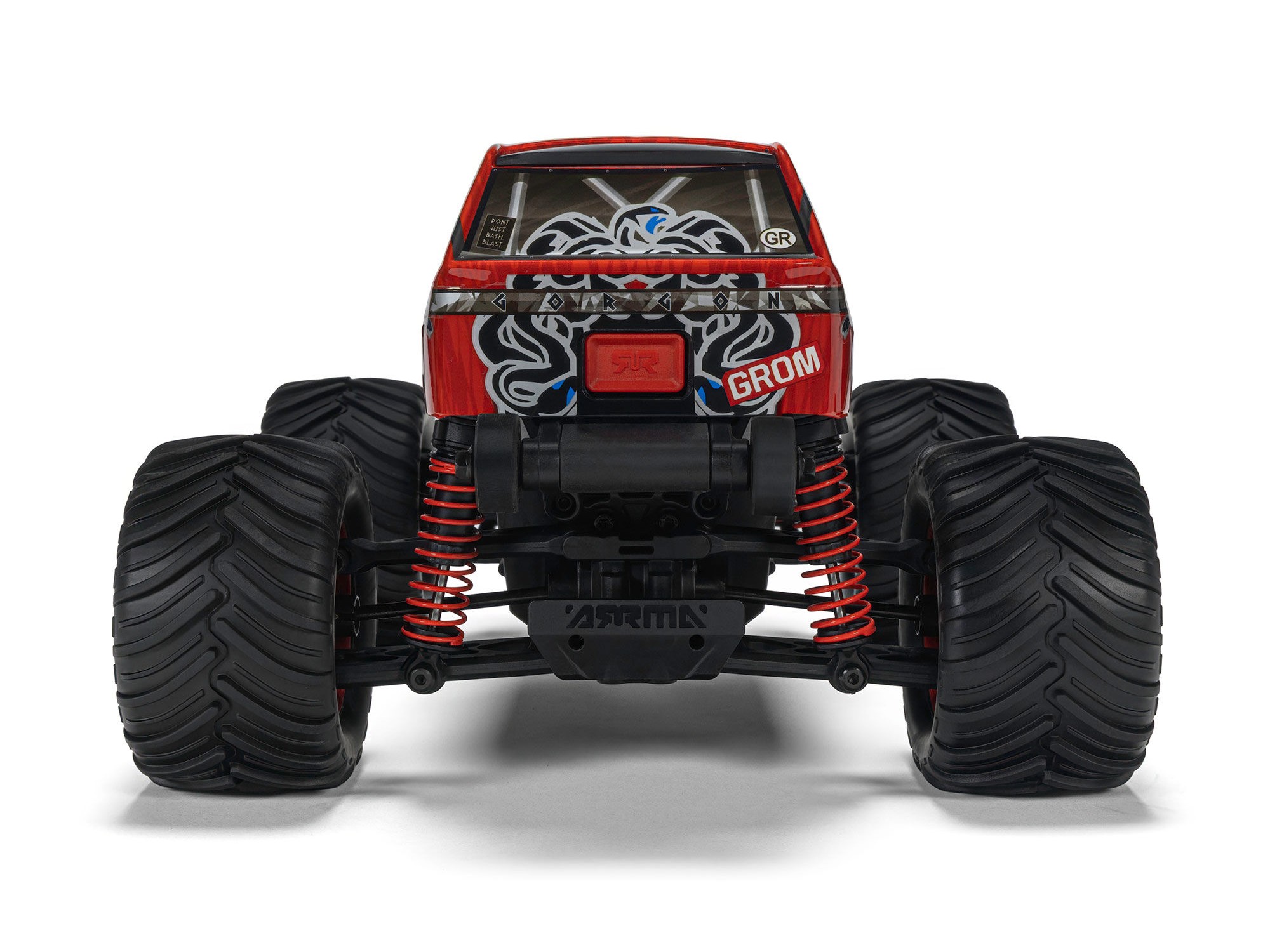 Arrma 1/16 GORGON GROM 4X4 RTR Brushed Monster Truck (Battery and Charger Included) Red C-ARA2130T2 - Image 5
