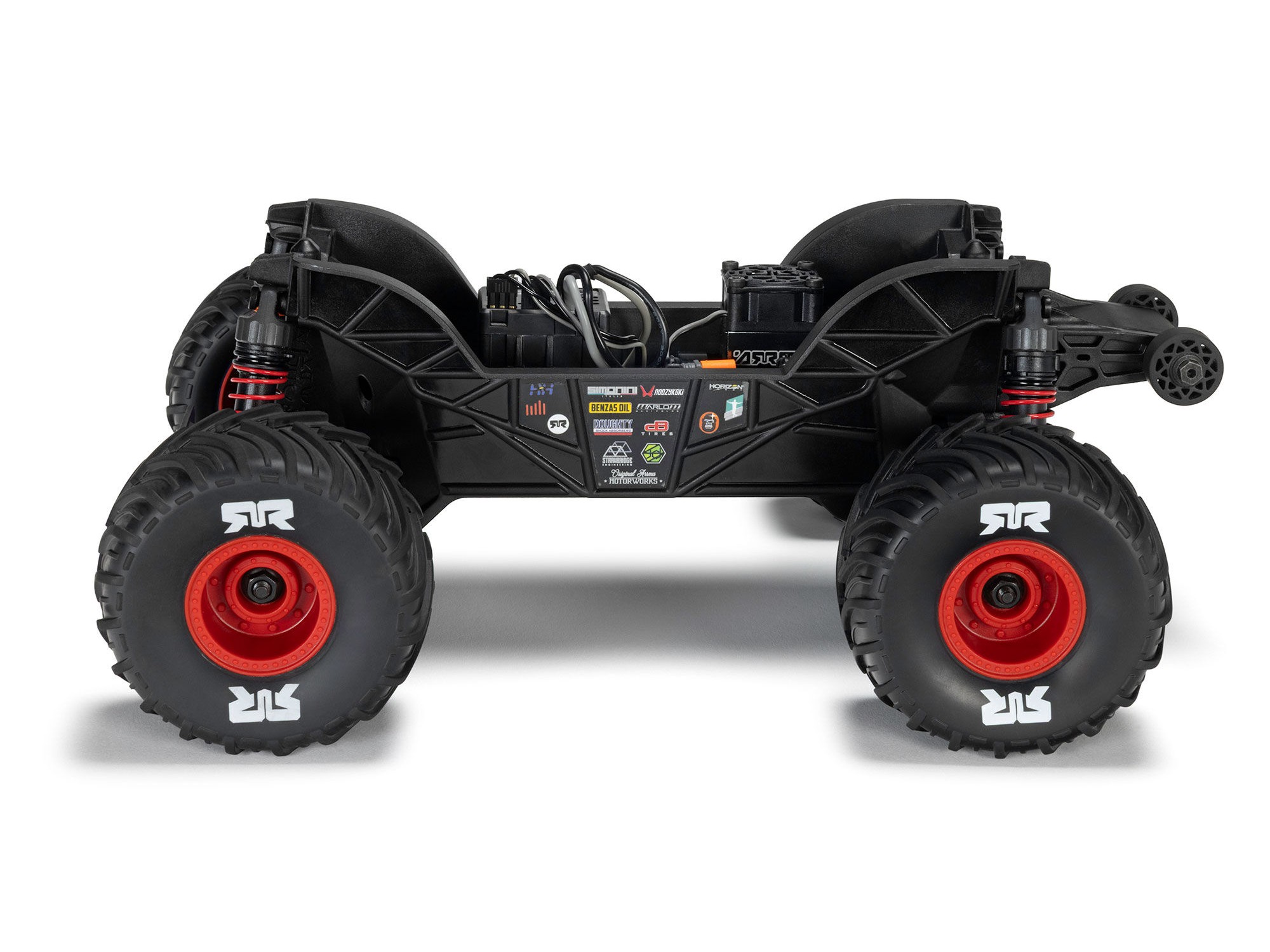 Arrma 1/16 GORGON GROM 4X4 RTR Brushed Monster Truck (Battery and Charger Included) Red C-ARA2130T2 - Image 10