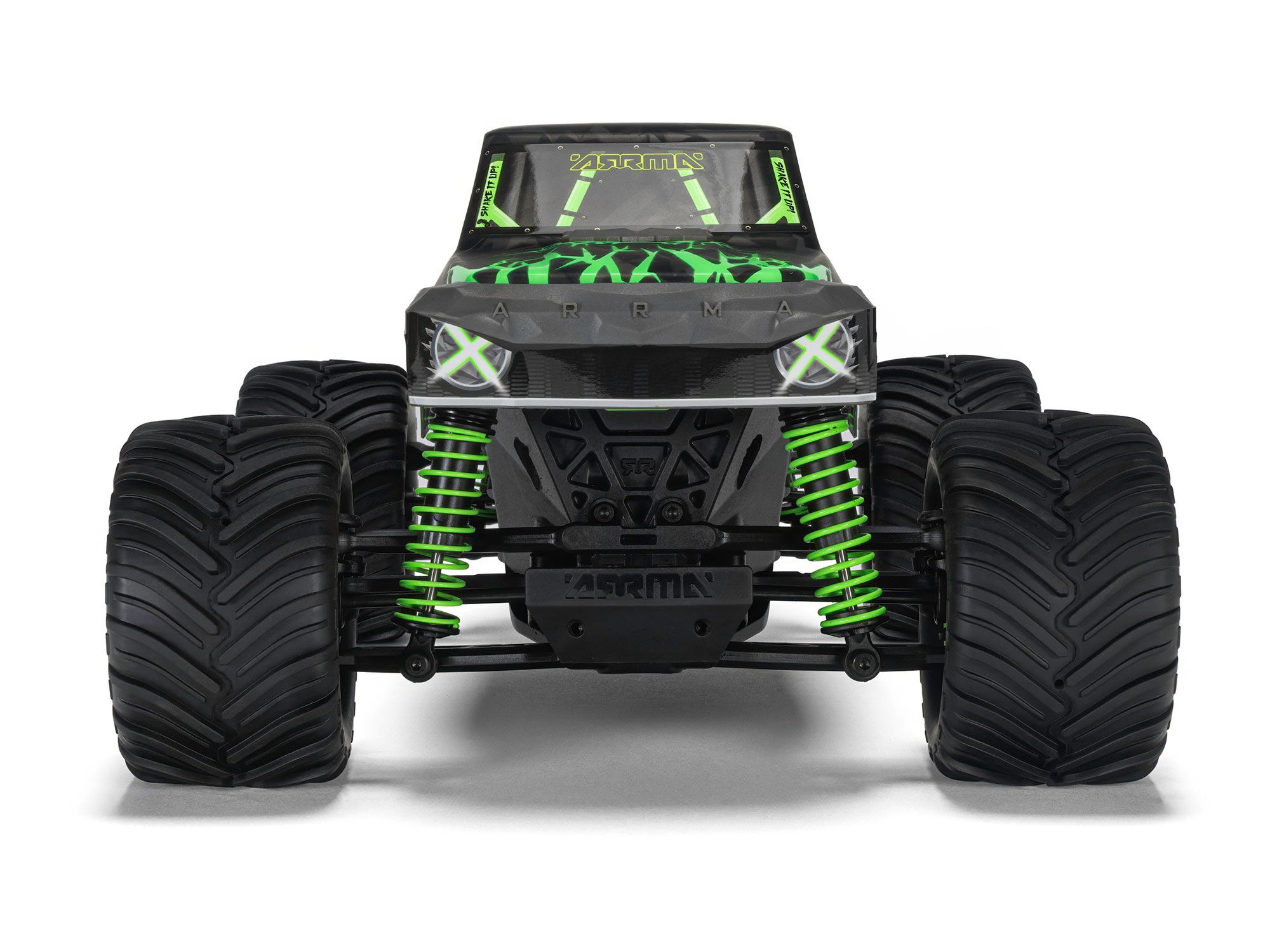 Arrma 1/16 QUAKE GROM 4X4 RTR Brushed Monster Truck (Battery and Charger Included) Green C-ARA2137T2 - Image 3