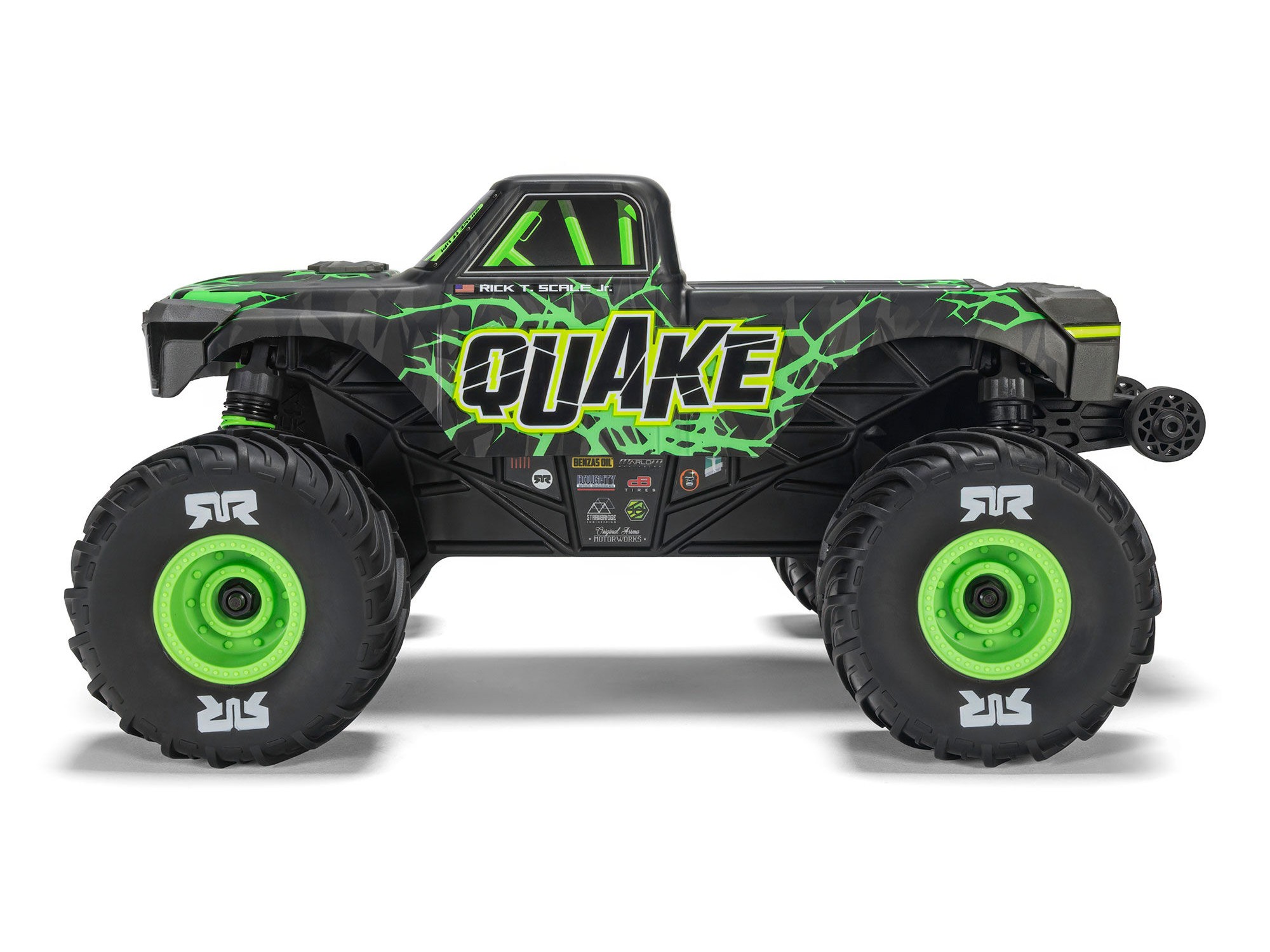 Arrma 1/16 QUAKE GROM 4X4 RTR Brushed Monster Truck (Battery and Charger Included) Green C-ARA2137T2 - Image 4