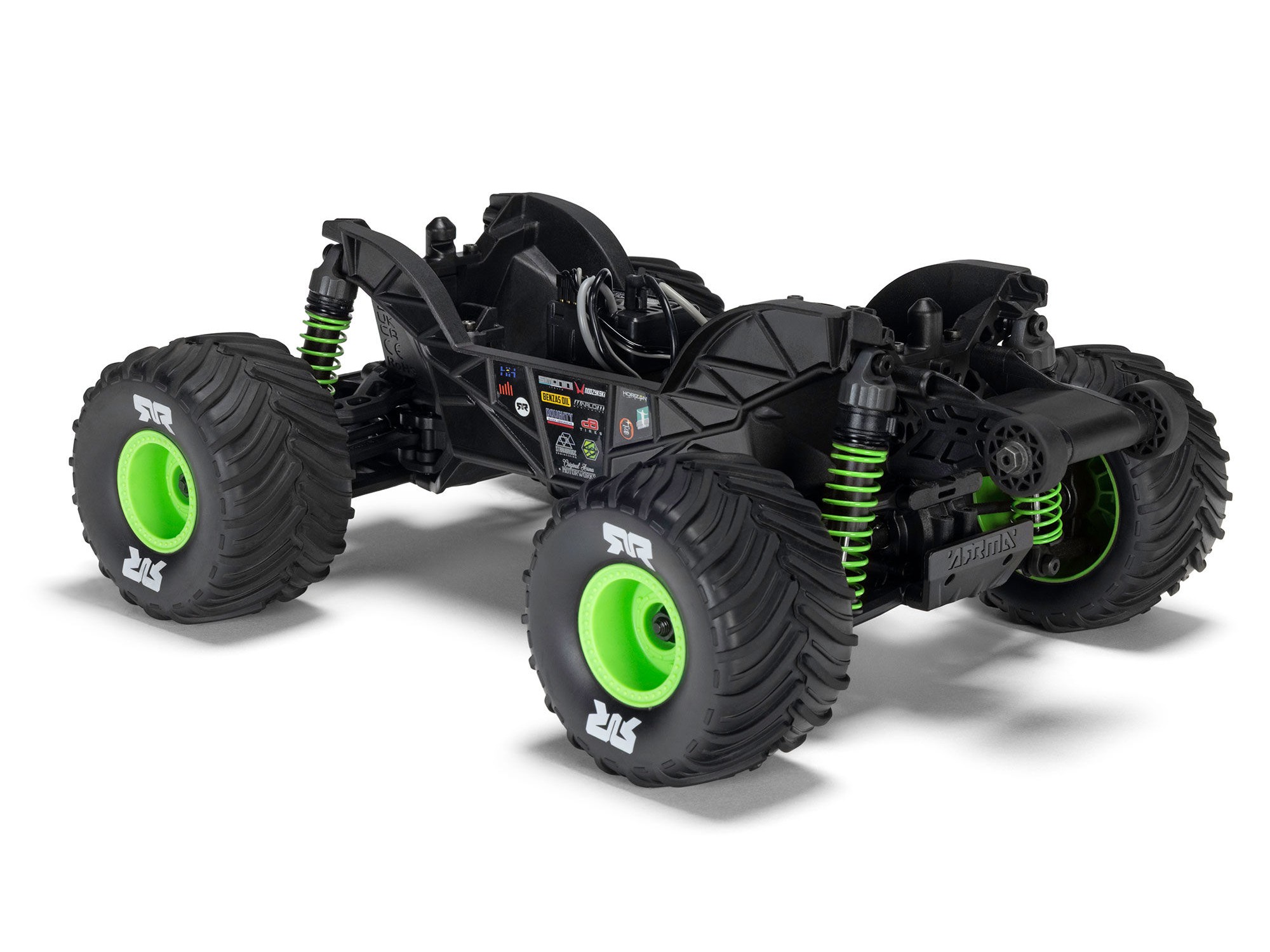 Arrma 1/16 QUAKE GROM 4X4 RTR Brushed Monster Truck (Battery and Charger Included) Green C-ARA2137T2 - Image 9