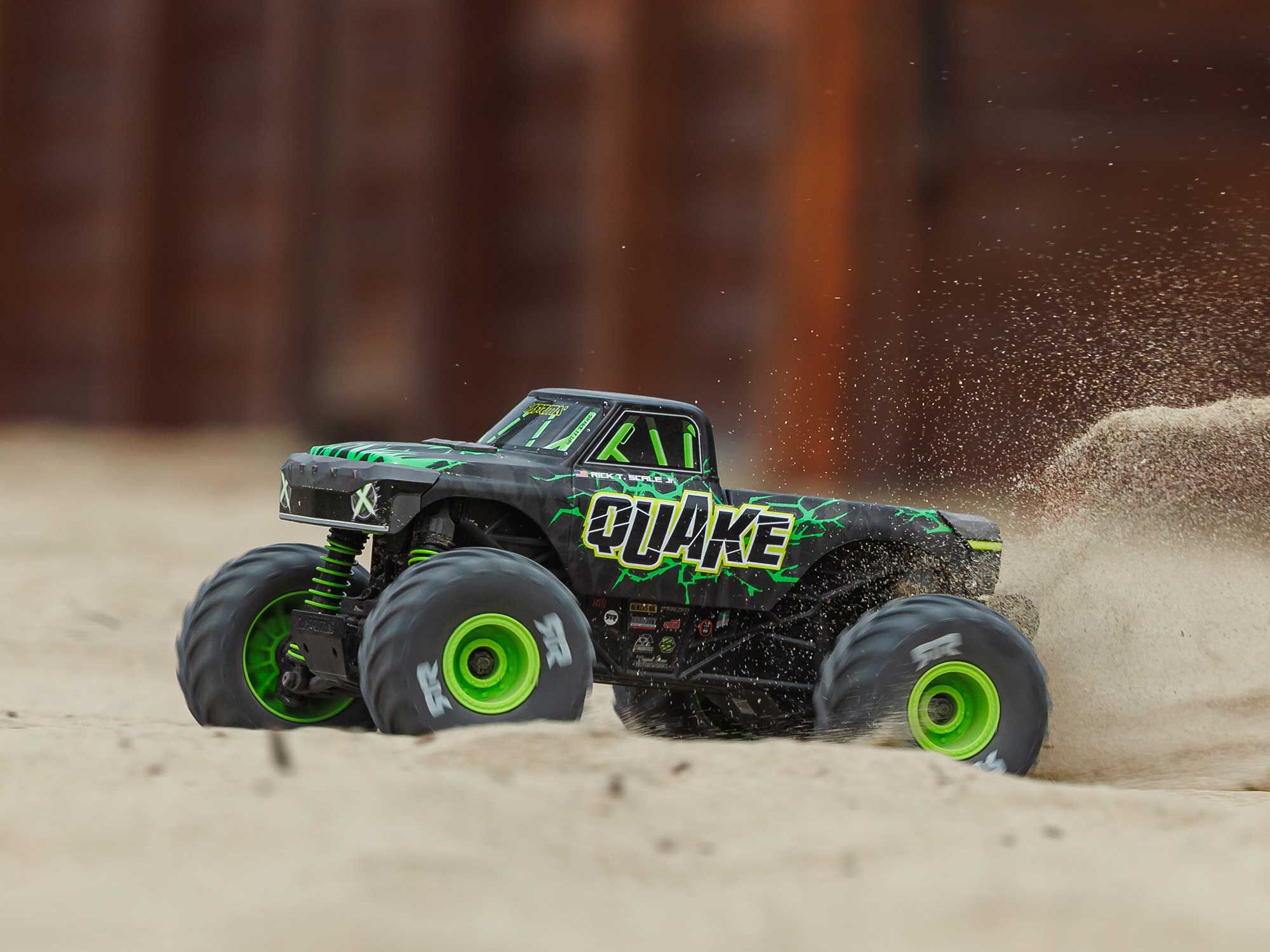 Arrma 1/16 QUAKE GROM 4X4 RTR Brushed Monster Truck (Battery and Charger Included) Green C-ARA2137T2 - Image 18