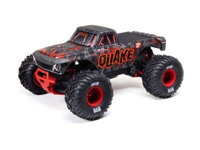 Arrma 1/10 QUAKE 223S DSC 2WD RTR Brushless Monster Truck, Red C-ARA3537T1
