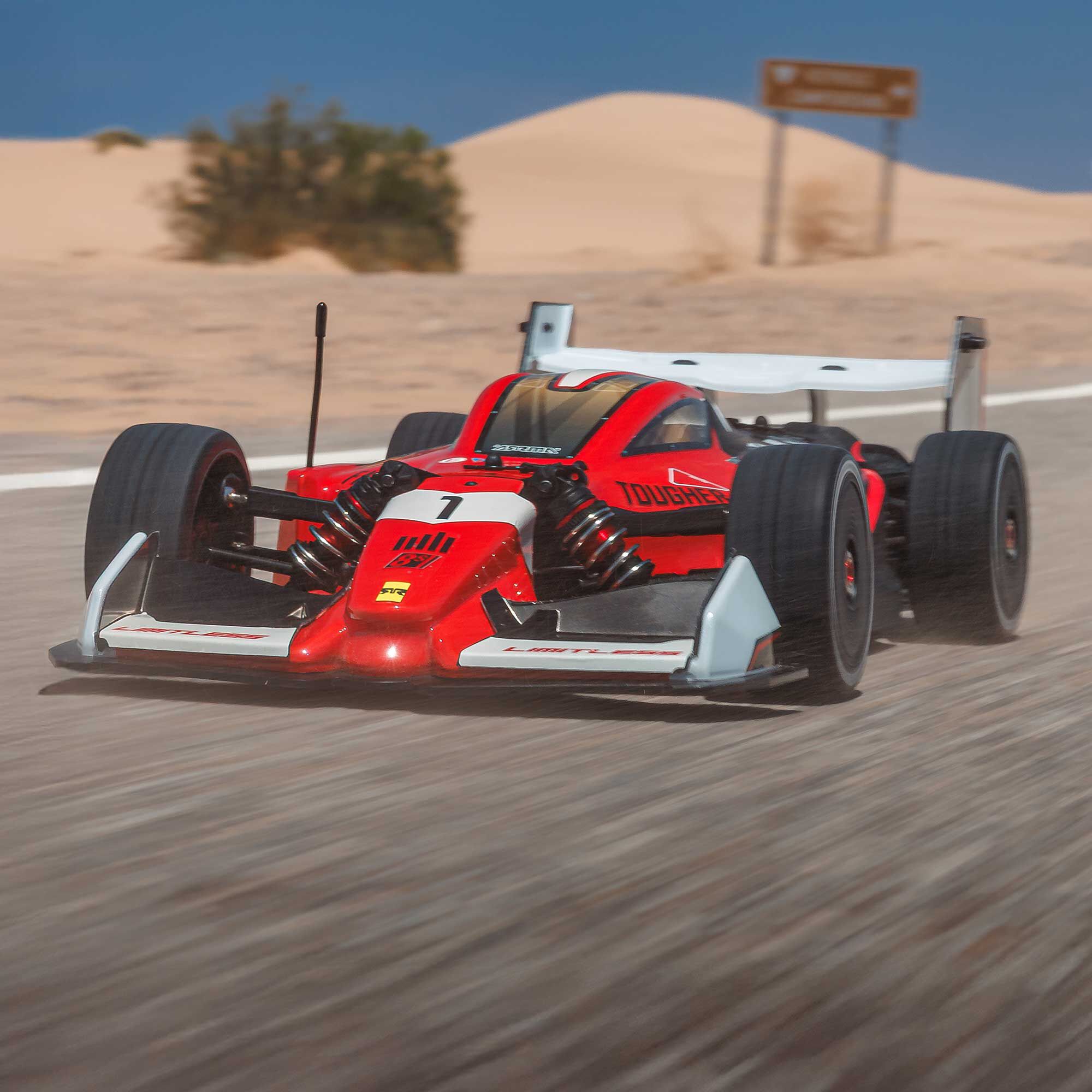 Arrma 1/7 LIMITLESS 8S AVC 4X4 RTR BLX Street Speed, Red/Black C-ARA7816T1 - Image 11