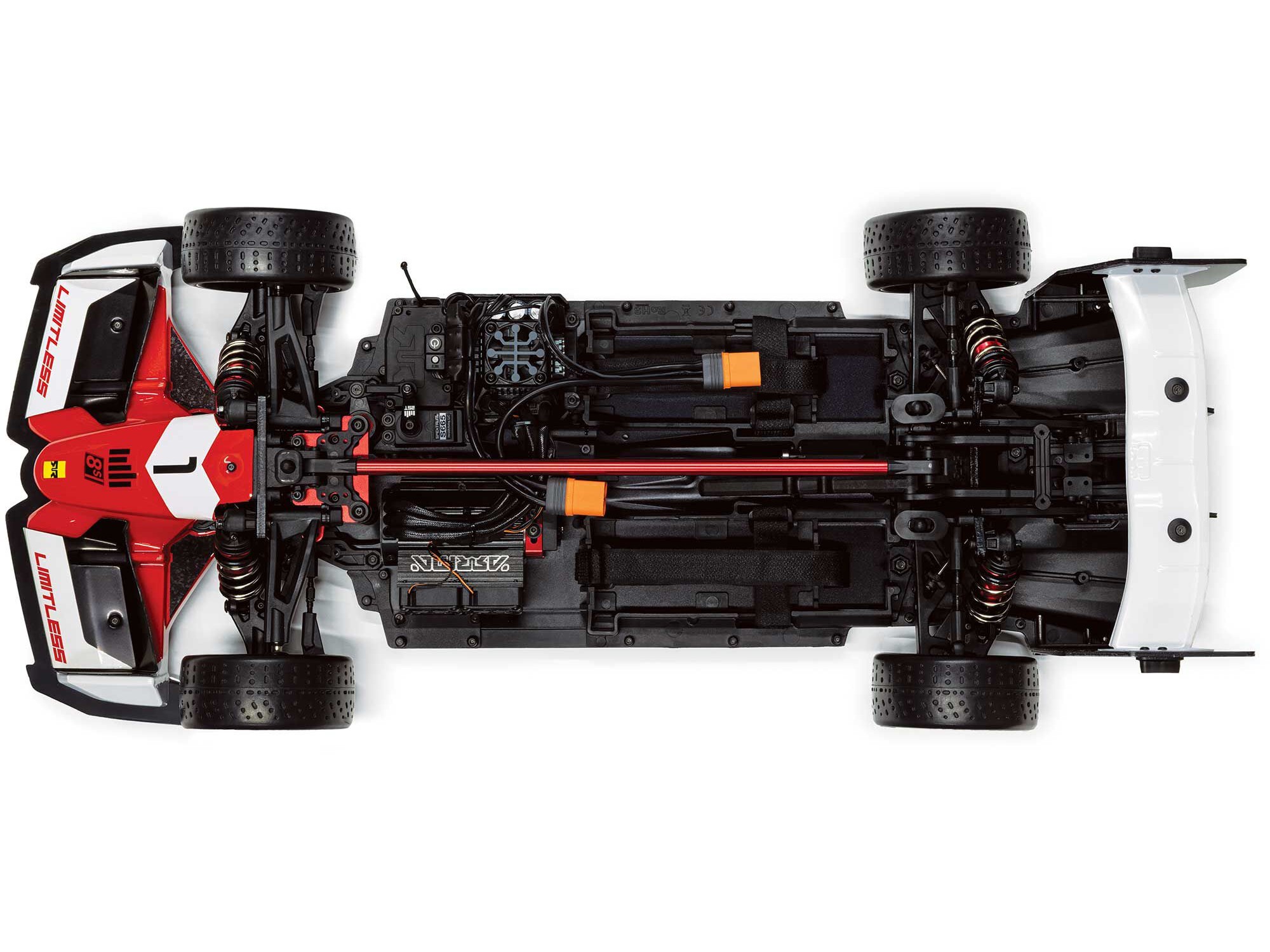 Arrma 1/7 LIMITLESS 8S AVC 4X4 RTR BLX Street Speed, Red/Black C-ARA7816T1 - Image 19