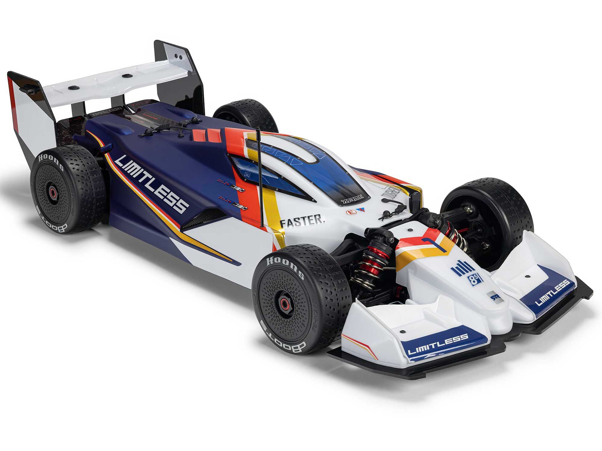 Arrma 1/7 LIMITLESS 8S AVC 4X4 RTR BLX Street Speed, White/Blue C-ARA7816T2 - Image 3