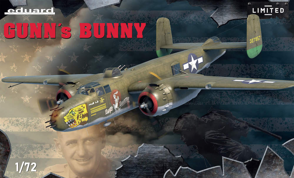 Eduard Gunn’s Bunny (B-25J Mitchell) Limited Edition (1/72) EDK2139