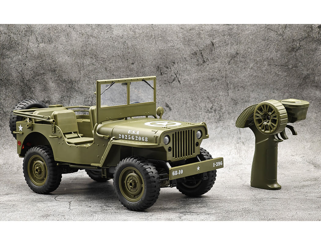 E-ZEE RC 1/10 4WD RC WILLYS JEEP WITH LED LIGHTS EZ-G2068 - Image 6