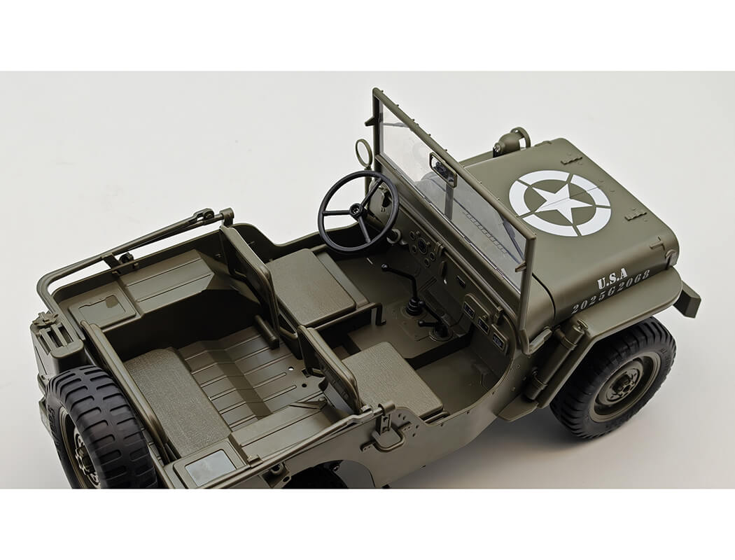 E-ZEE RC 1/10 4WD RC WILLYS JEEP WITH LED LIGHTS EZ-G2068 - Image 7